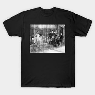 Jazz Band Entertaining Polar Bears, 1925. Vintage Photo T-Shirt